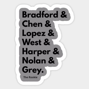 The Rookie Squad Goals Sticker